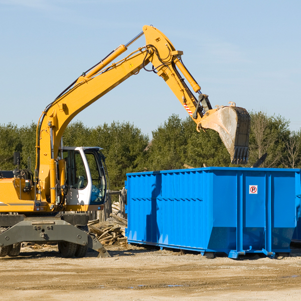 what size residential dumpster rentals are available in Urbana Illinois